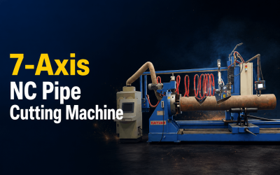 7-axis nc pipe cutting machine