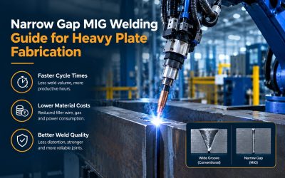 How Narrow Gap MIG Welding Reduces Cycle Times and Material Costs in Heavy Plate Fabrication
